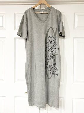 Disney | Vintage Grumpy Sleep Short Sleeve Dress